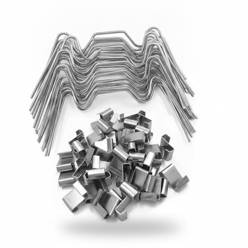 Greenhouse glass clips 50pc - clips,