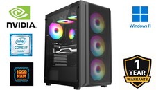 Core i7 RGB Gaming PC Computer - 32GB RAM / 2TB SSD / Nvidia RTX 3060 / Win 11