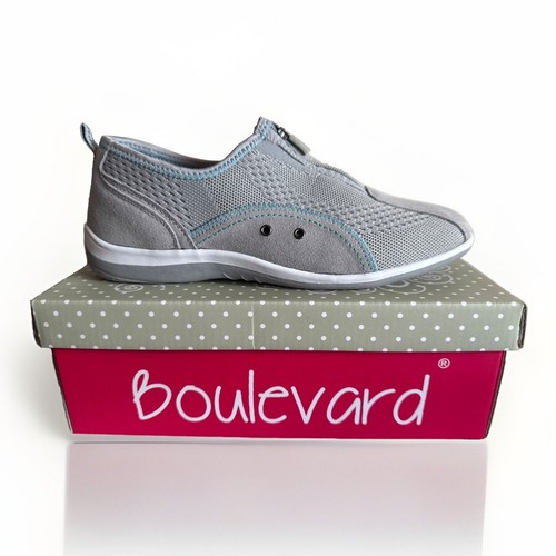 Ladies grey zip elastic - ladies,