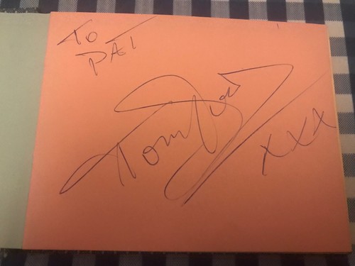 Sir tom jones hand signed - sir,