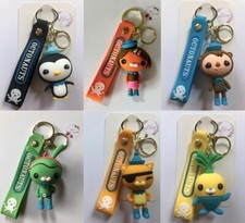 OCTONAUTS THEMED KEYRING KEYCHAIN CHOOSE CHARACTER