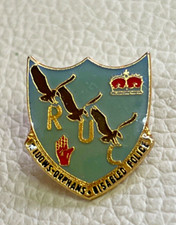 RUC (ROYAL ULSTER CONSTABULARY) WIDOWS ORPHANS DISABLED POLICE SHIELD PIN BADGE
