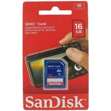 Sandisk 16gb standard sdhc - 16gb,