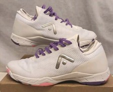 KOOGA AGILITY 33 NETBALL TRAINERS SHOES WHITE PURPLE PINK SIZE 8 EU 41 BRAND NEW