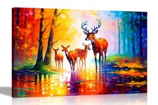 Deer's in Forest Colourful