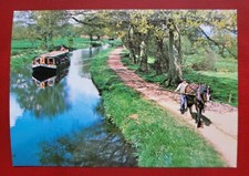 Postcard Unused Canal Barge