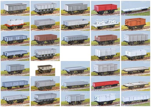 Gauge open wagons plastic - open,