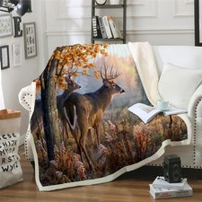 Sherpa Throw Fleece Blanket