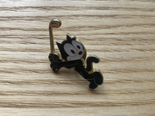 1989 FELIX THE CAT PLAYING GOLF - ENAMEL PIN BADGE