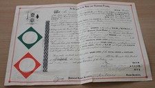 1993 Royal Order of Scotland  Certificate    (StF)