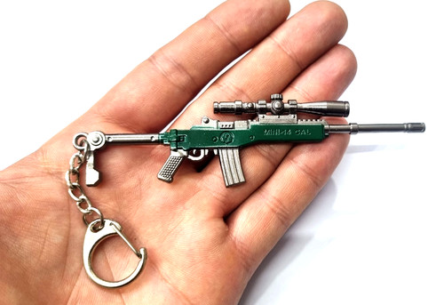 Mini gun mini14 - gun, keychain