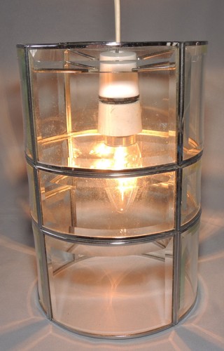 Round bevelled glass - glass, and