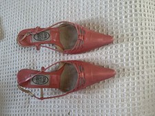 Emma Hope Pink Kitten Heel Slingbacks IT36 UK 4 EU37