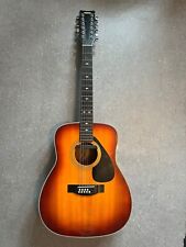 Yamaha FG 412 SB II 12 String Acoustic Guitar Fitted With A Fishman Pick Up