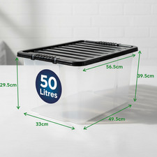Clear Plastic Storage Boxes