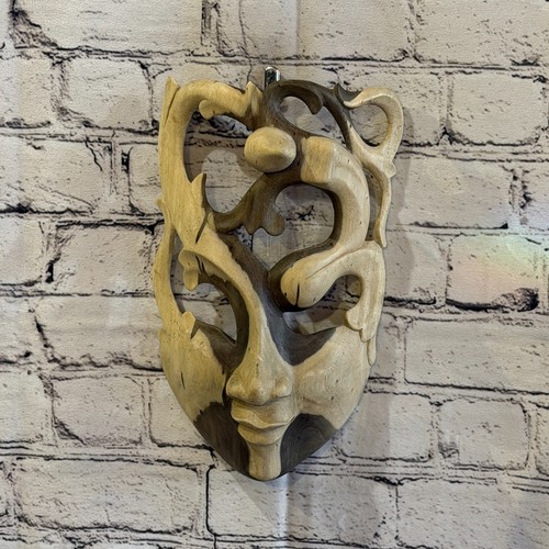 25cm wooden soulmate mask - 25cm,