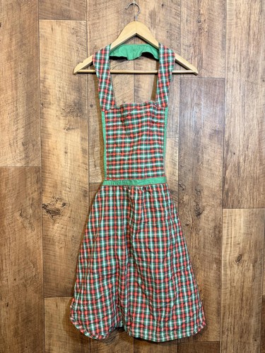 Handmade green red tartan - handmade,