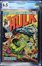 INCREDIBLE HULK #180 CGC 6.5 OW/W PAGES 1974 1st WOLVERINE