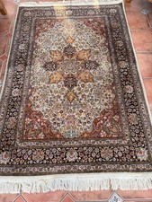 Kashmiri Rug Silk on Silk in Excellent Condition