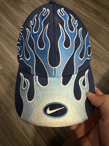 Authentic nike y2k blue - authentic, flames