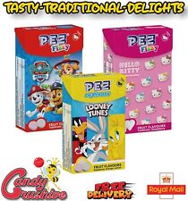 PEZ FIZZY FRUIT CANDY RETRO 30g - FLIP TOP BOX