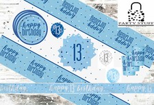 Blue Silver 13th Birthday