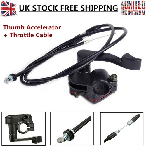 Thumb throttle cable for 50cc - throttle,