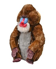 Mandrill baboon soft teddy - mandrill,