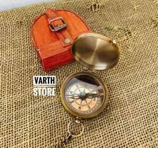 Vintage Antique Brass Pocket