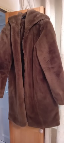 Primark khaki faux fur - fur, zip