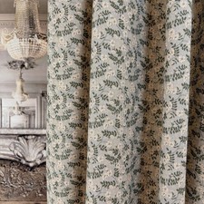 Handcrafted Ivory Floral Linen