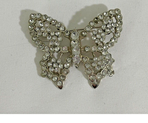 Vintage white rhinestone - vintage,