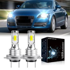 FOR AUDI TT MK2 A4 A6 A7 Q7 C6 H7 6000K White Beam LED Headlights Bulb Kit