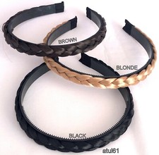 Headband braided synthetic - braided,