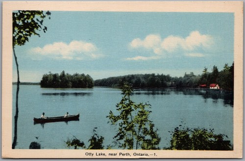 Postcard perth ontario c1930s - perth,