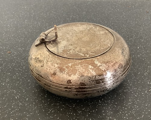 Vintage metal portable pocket - vintage,