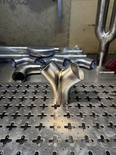 STAINLESS STEEL EXHAUST / Y PIECE / 2.5 inch Welded And Ready to use
