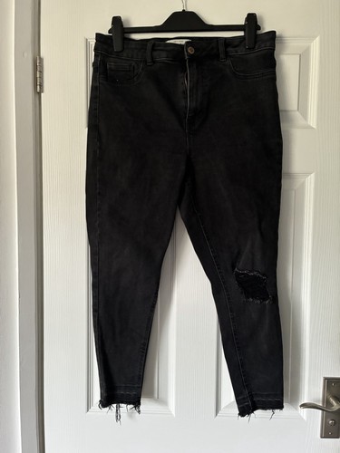 New look hallie black skinny - black,
