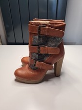 Miss Sixty Brown & Grey Heeled