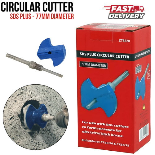 Tct sds plus 77mm circular - 77mm,