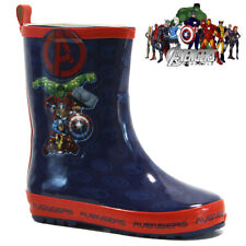 BOYS INFANTS MARVEL AVENGERS WELINGTON WINTER WELLIES RAIN MUD PUDDLE SNOW BOOTS