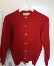 Vintage Johnstons of Elgin Lambswool Cardigan. Made In Scotland