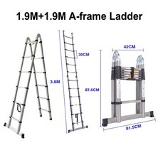 Telescopic ladder 5m - ladder, 3.8m