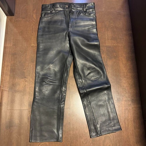 Vanson leathers leather pants - leather,