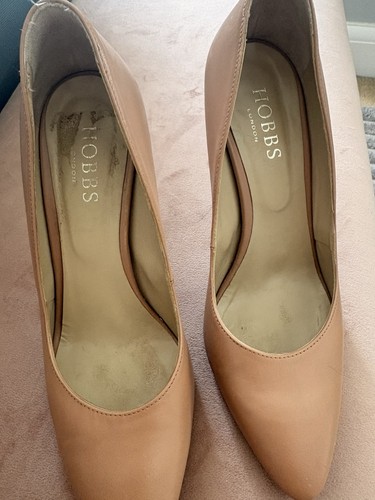 Nude hobbs leather - nude, shoes