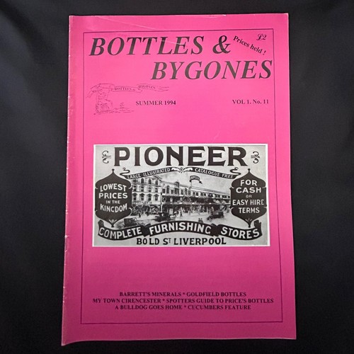 Bottles bygones magazine - bottles, &