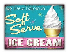 Retro Soft Serve Ice Cream