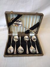 VINTAGE EPNS CASED SET SOUP