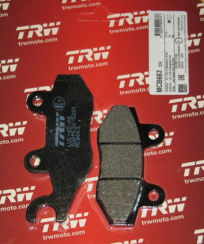 Brake pads for wmi barhog - for,