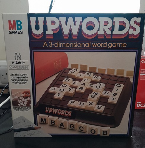 Games upwords vintage board - vintage,